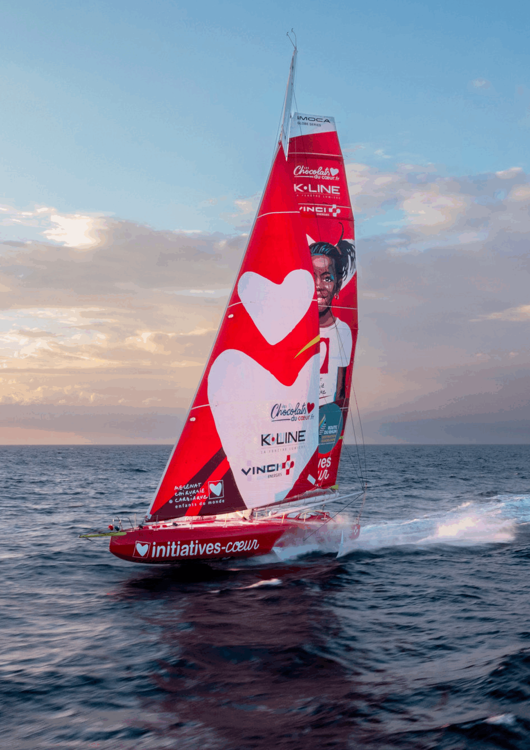 Le bateau à foils de Violette Dorange Initiatives-Cœur